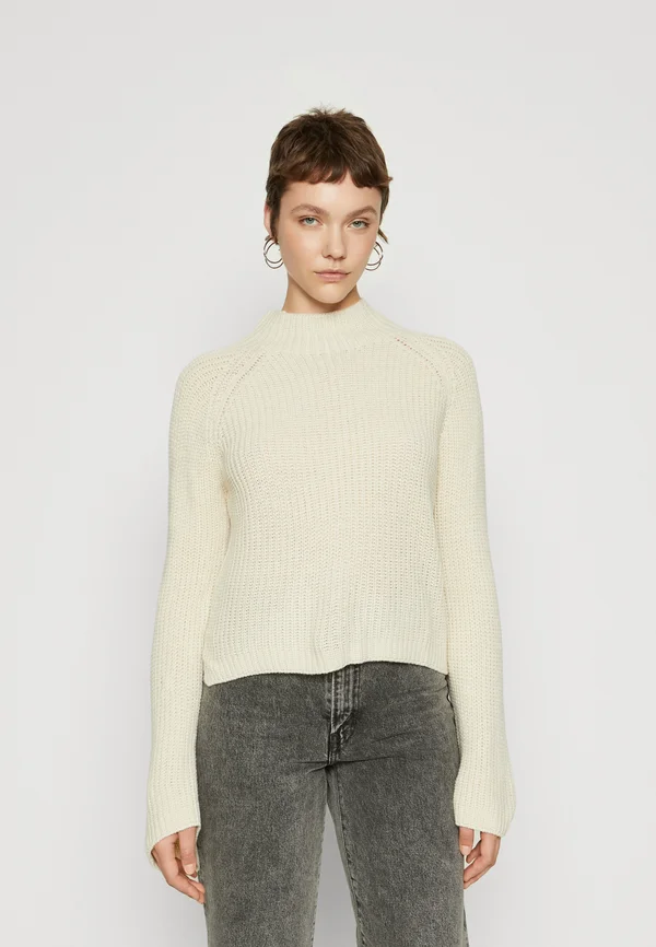 JDYJUSTY TINE SLIT NOOS - Strickpullover - birch