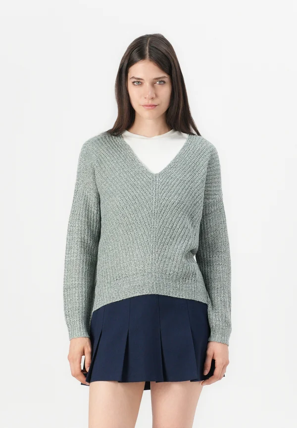 JDYNEW MEGAN NOOS - Strickpullover - abyss/black