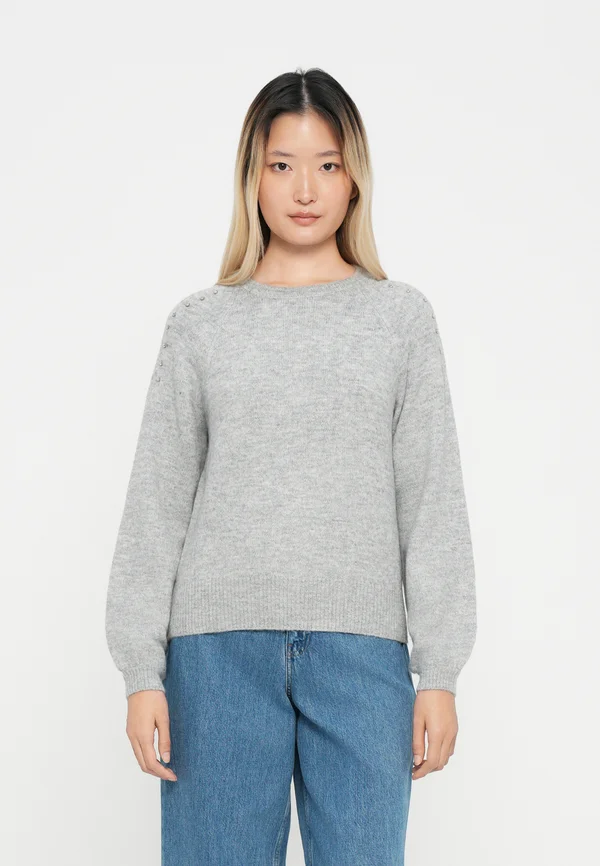 JDYPEARL  - Strickpullover - light grey