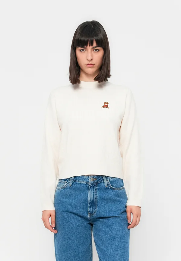 JDYPRIME LIFE - Strickpullover - whitecap gray