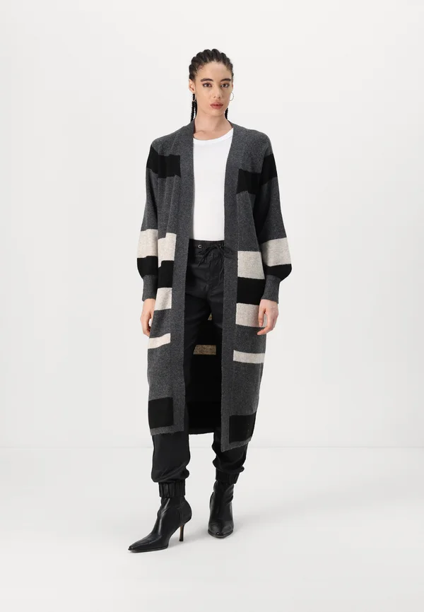 JDYRUE CARDIGAN - Strickjacke - dark grey