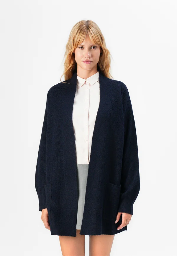 JDYSANDRINE LIFE OPEN  - Strickjacke - total eclipse