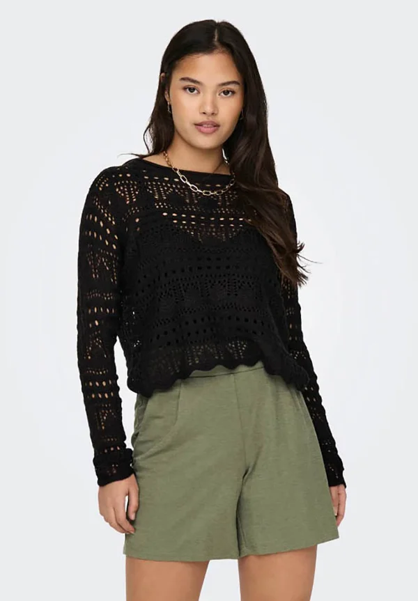 JDYSUN LAY  - Strickpullover - schwarz