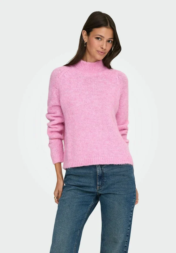 JDYZOEY LIFE RAGLAN NOOS - Strickpullover - begonia pink
