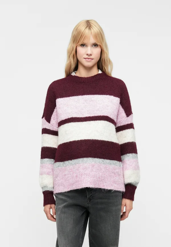 JDYZOEY LIFE  - Strickpullover - fig/moonlite mauve/birch
