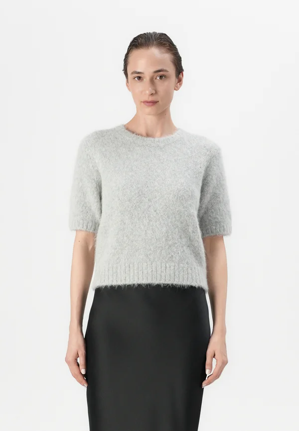 JEANNE - Strickpullover - light grey