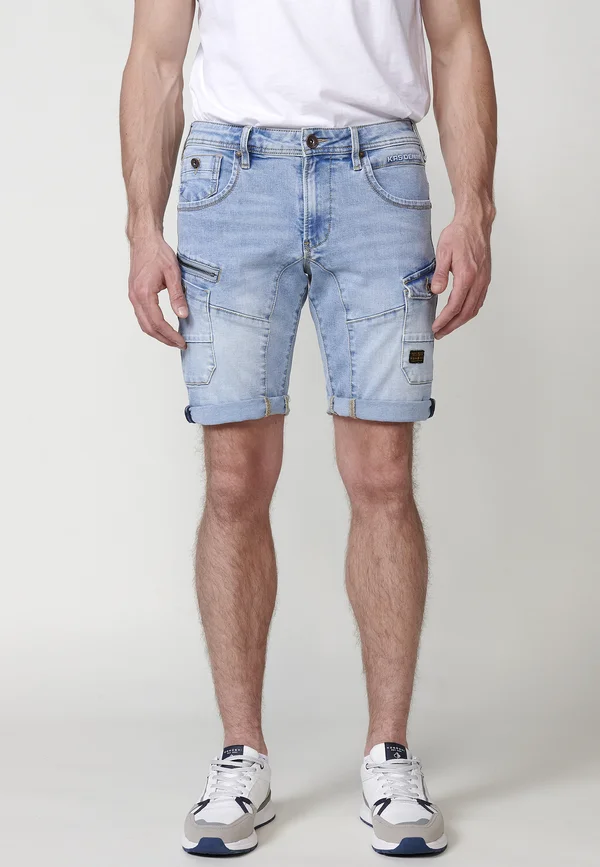 Jeans Shorts - azul cl   light blue