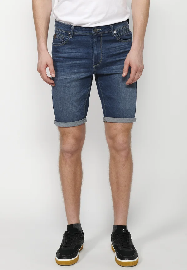 Jeans Shorts - azul osc   dark blue
