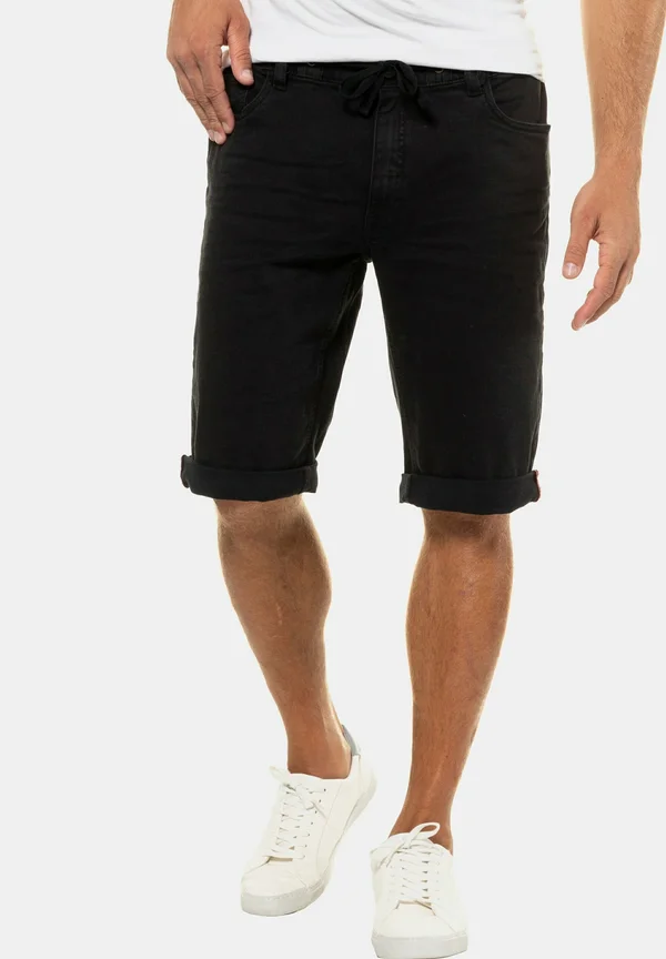 Jeans Shorts - black denim