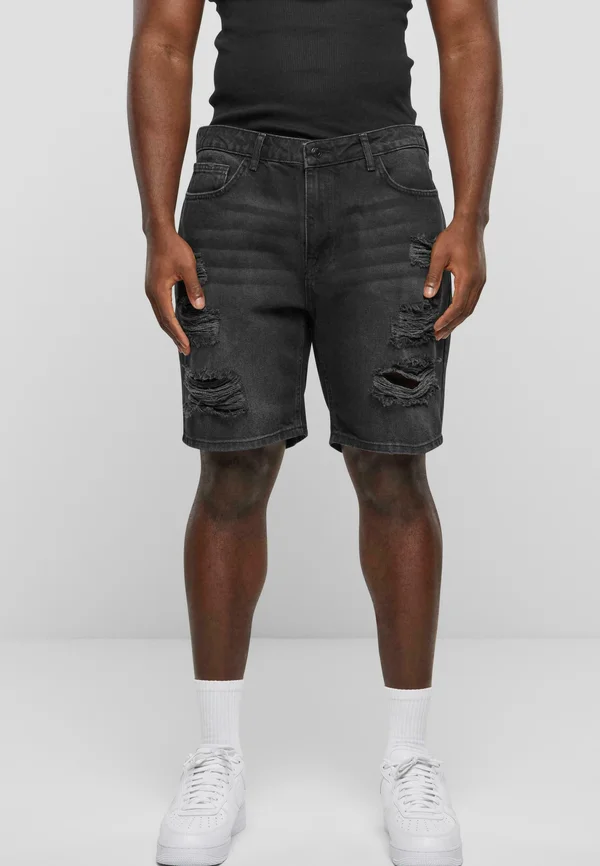 Jeans Shorts - black