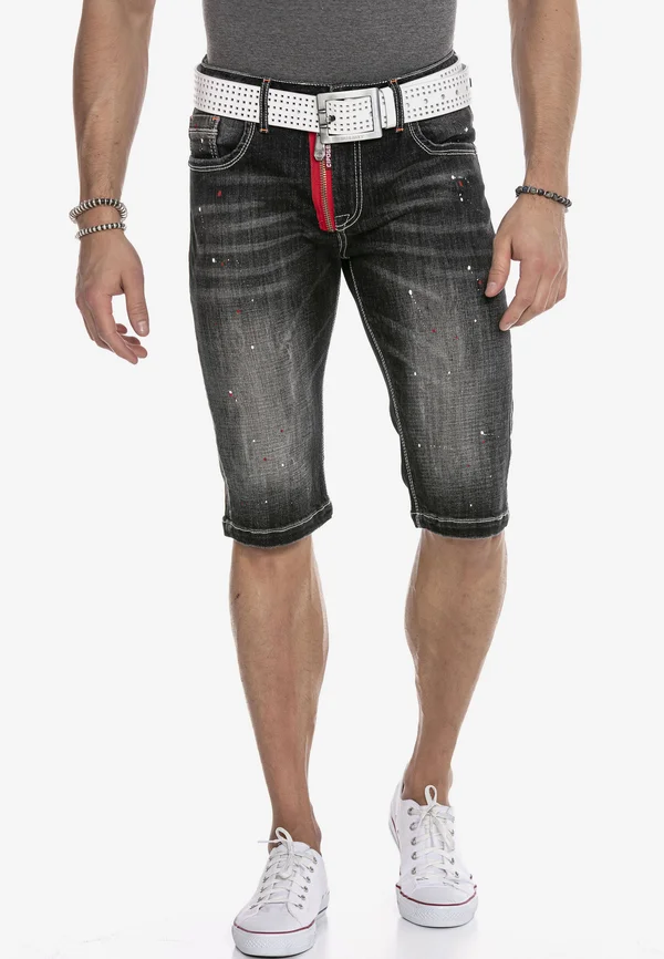 Jeans Shorts - black