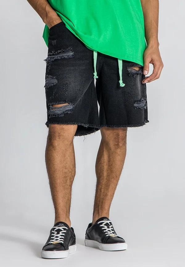 Jeans Shorts - black