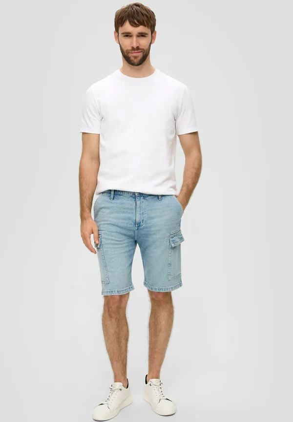 Jeans Shorts - blau