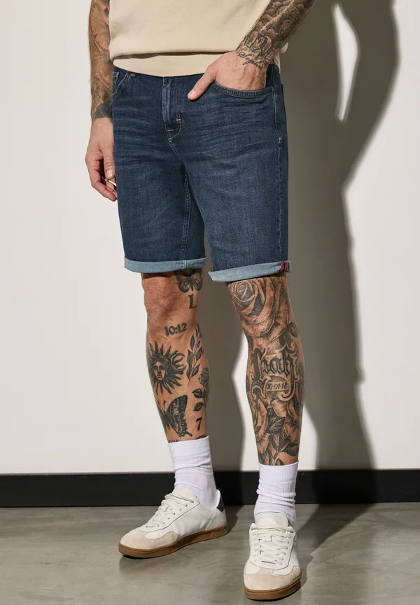 Jeans Shorts - blau