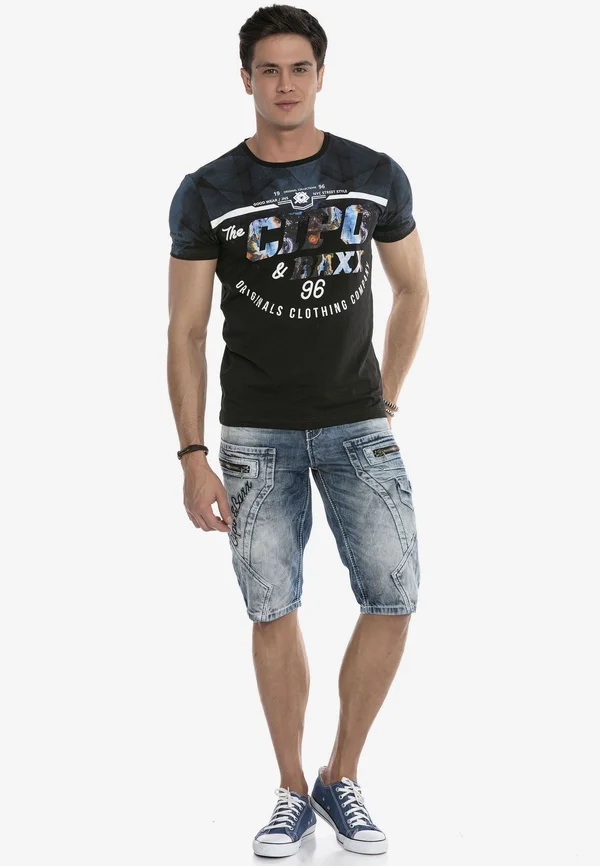 JEANS-SHORTS CK101 - Jeans Shorts - blue