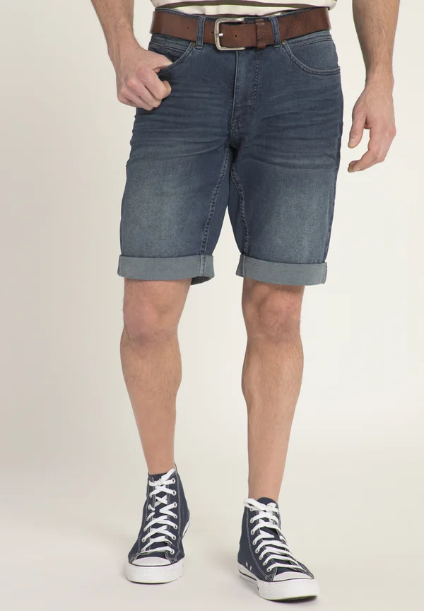 Jeans Shorts - dark-blue denim