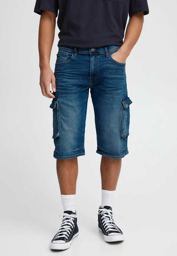 Jeans Shorts - denim middle blue
