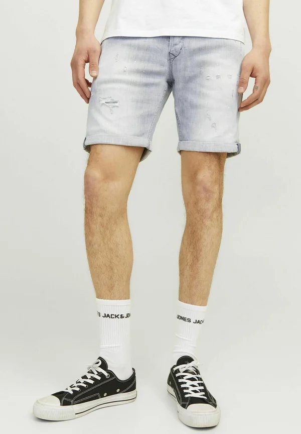 Jeans Shorts - grey denim