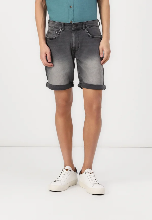 Jeans Shorts - grey denim
