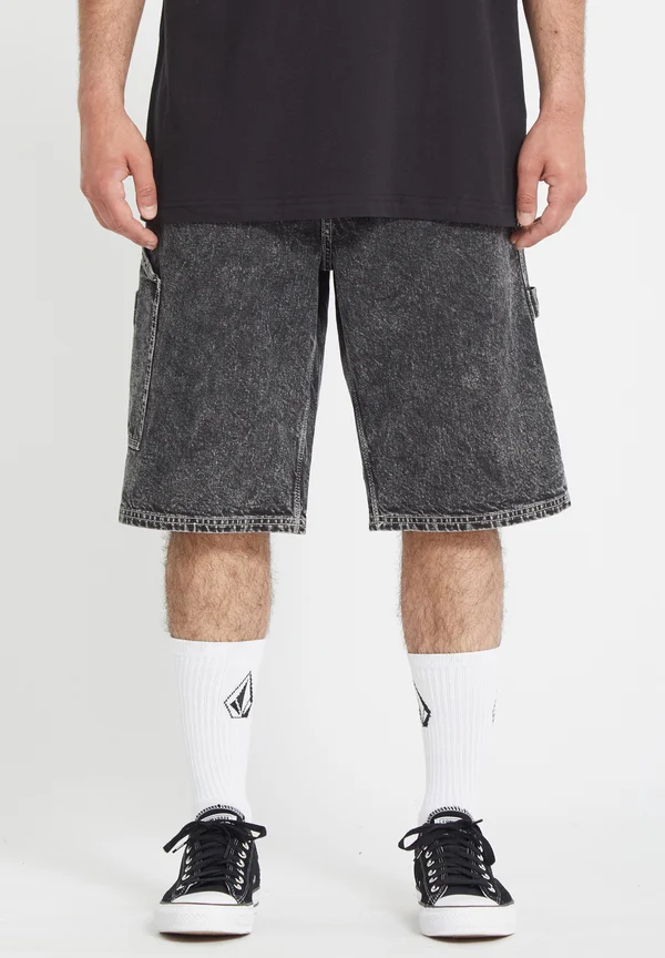 Jeans Shorts - light acid black