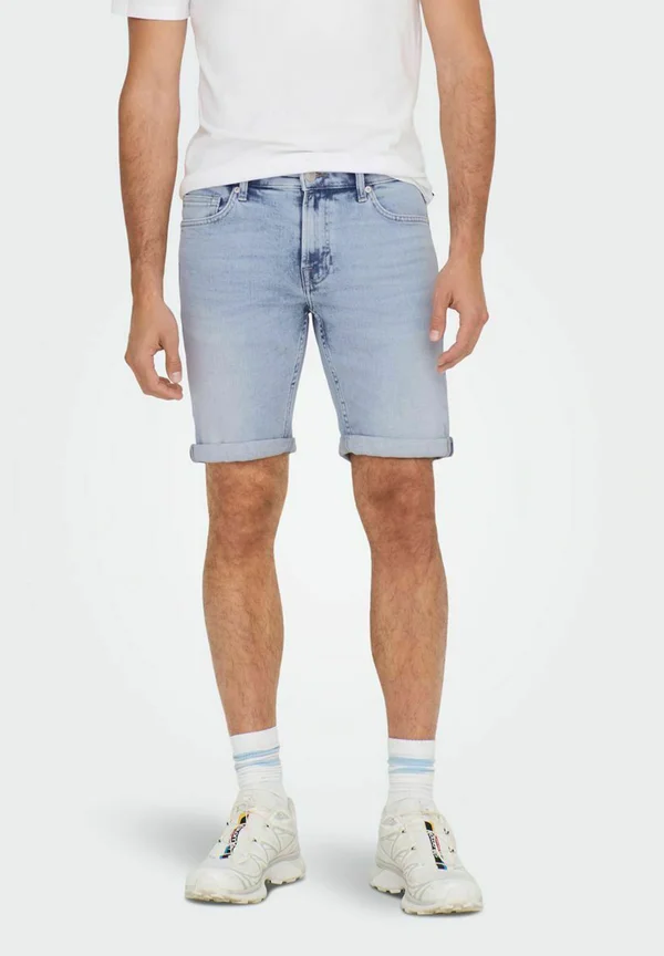 Jeans Shorts - light blue denim