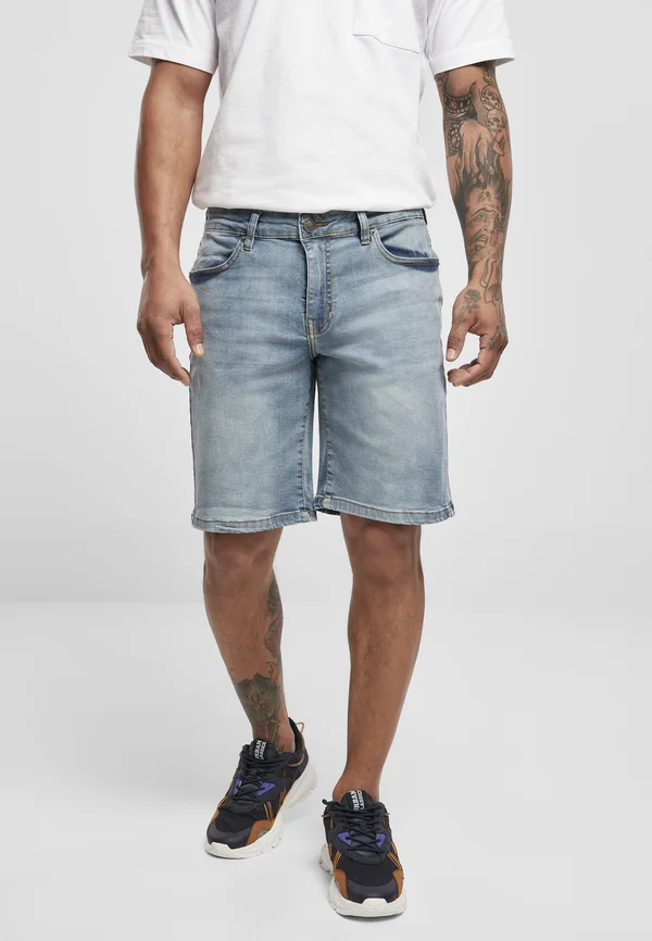 Jeans Shorts - light destroyed washed