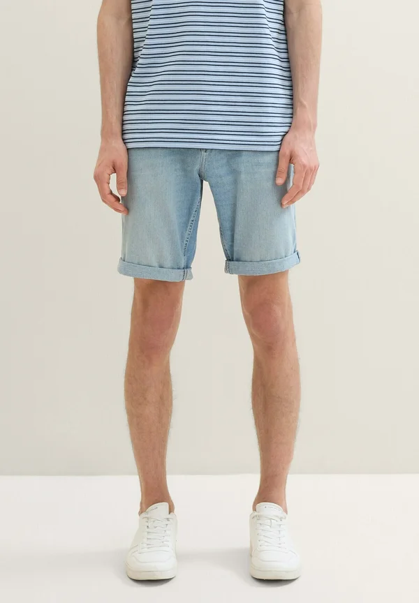 Jeans Shorts - light stone blue denim