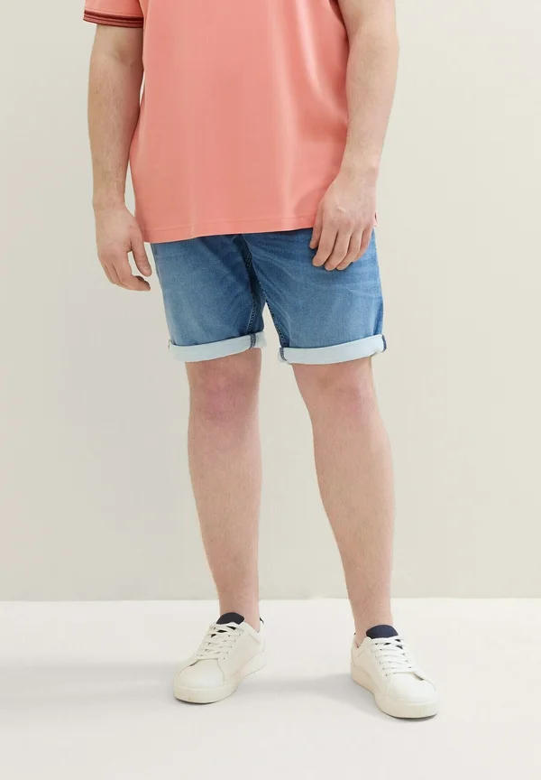 Jeans Shorts - mid stone wash denim