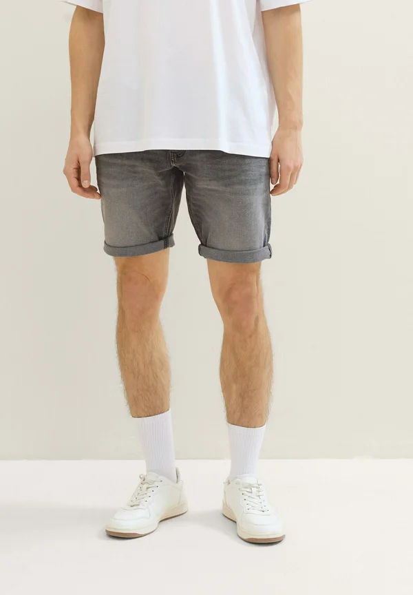 Jeans Shorts - used light stone grey denim