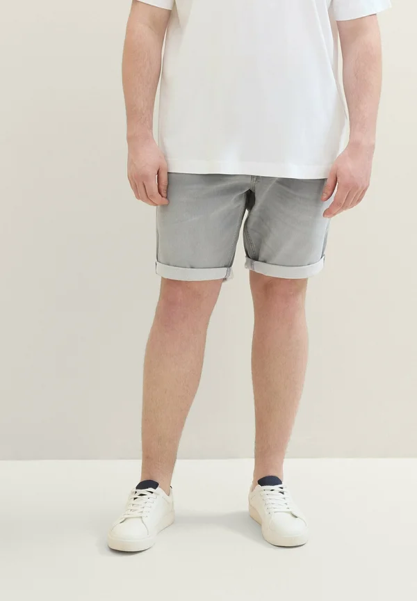 Jeans Shorts - used light stone grey denim