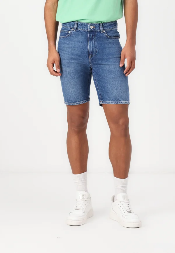 Jeans Shorts - washed deep medium