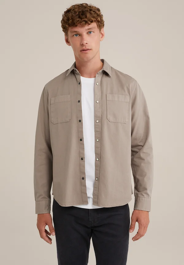 Jeansjacke - beige