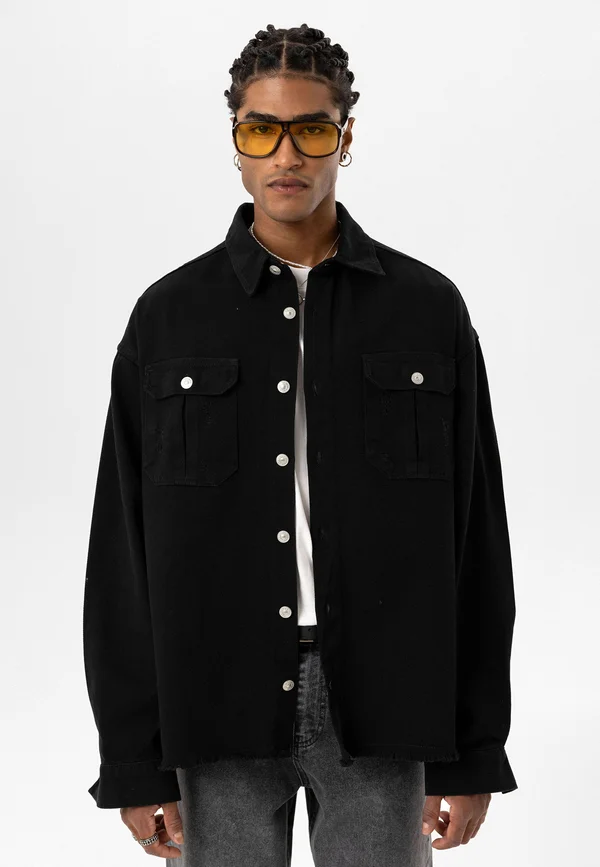 Jeansjacke - black