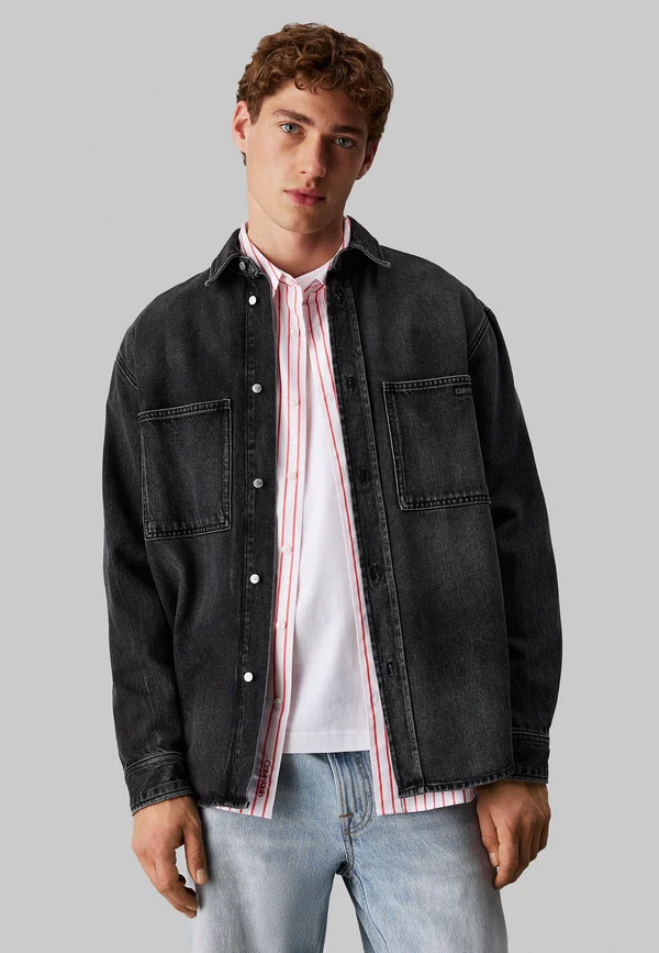 Jeansjacke - denim black