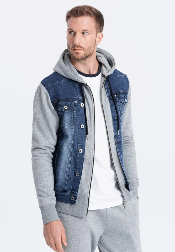 Jeansjacke - jeans grey