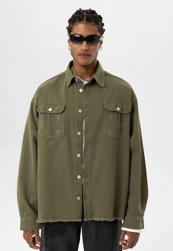 Jeansjacke - khaki