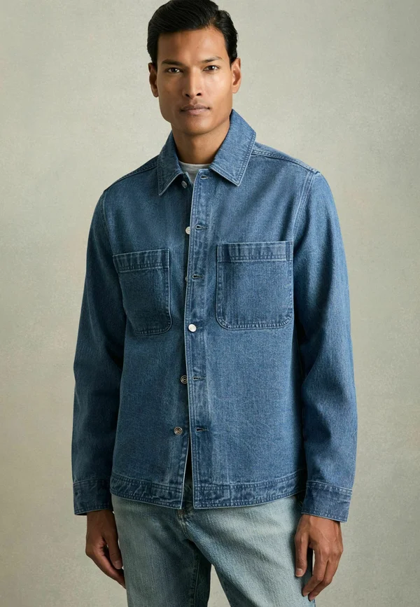 Jeansjacke - light blue wash