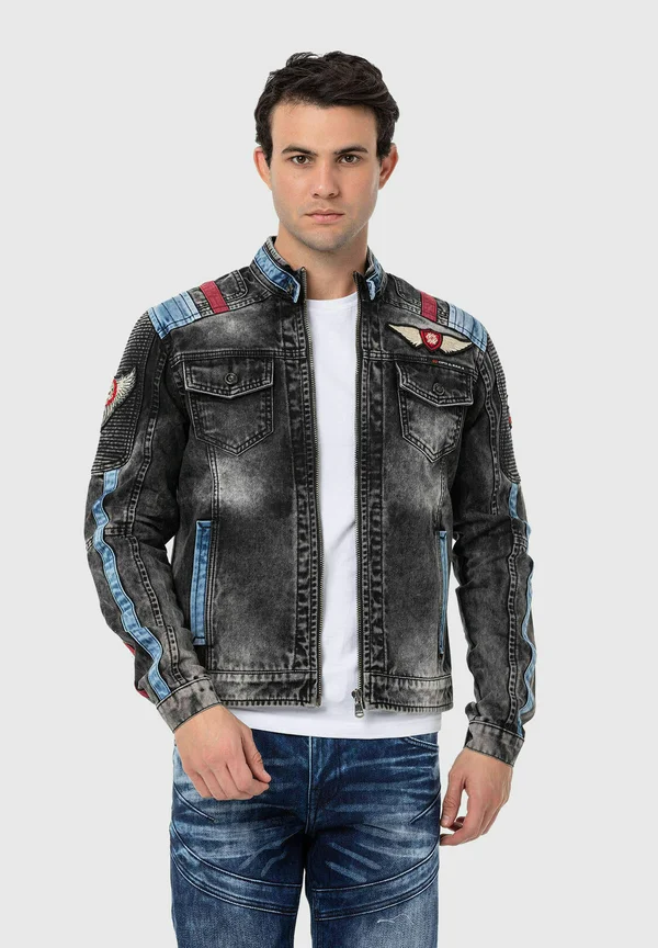 Jeansjacke - schwarz