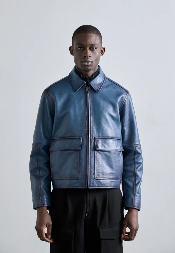 JED PARTY JACKET - Lederjacke - key largo