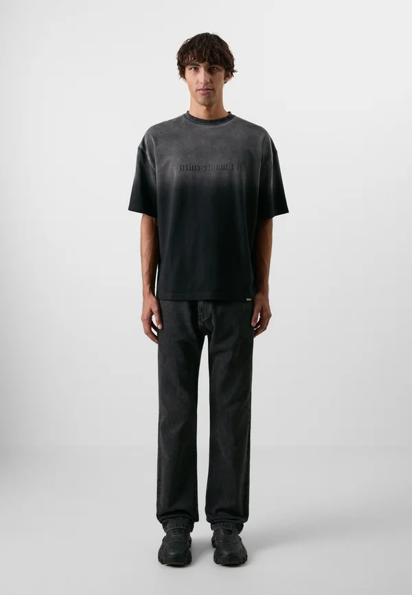 JEFF UNISEX - Jeans Straight Leg - black