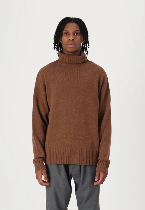 JELDRIK - Strickpullover - brown