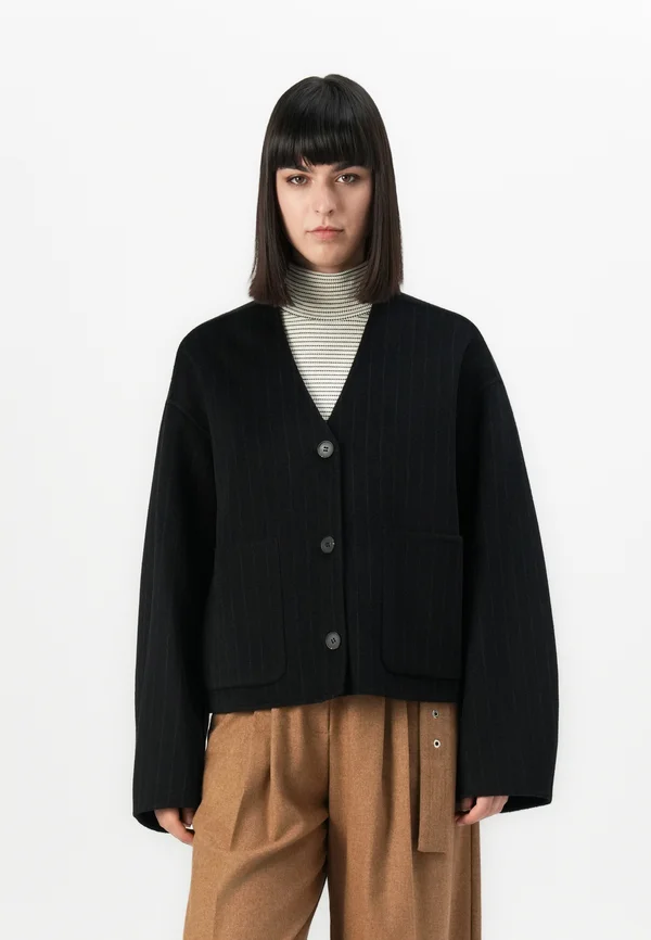 JENEVA - Strickjacke - dark navy