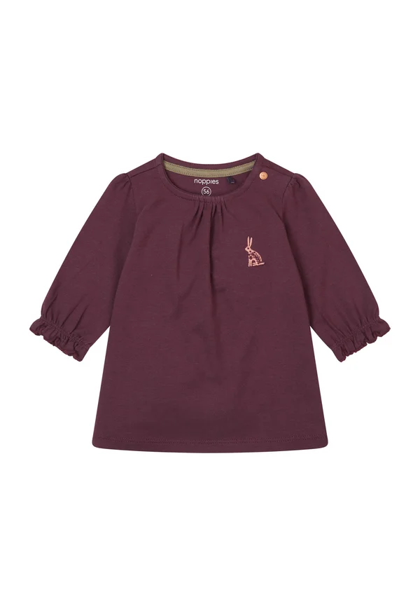 Jerseykleid - eggplant