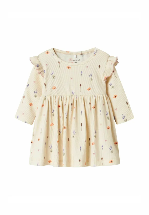Jerseykleid - peyote melange