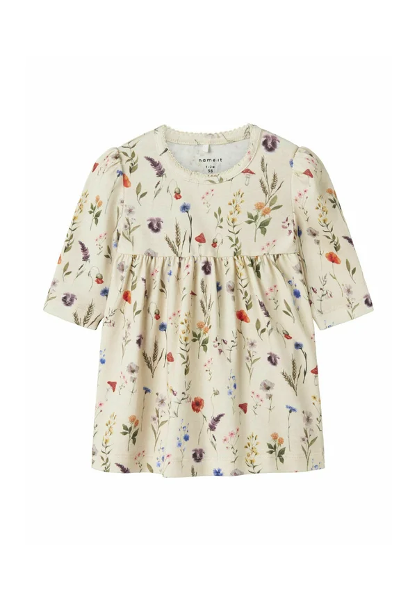 Jerseykleid - peyote melange