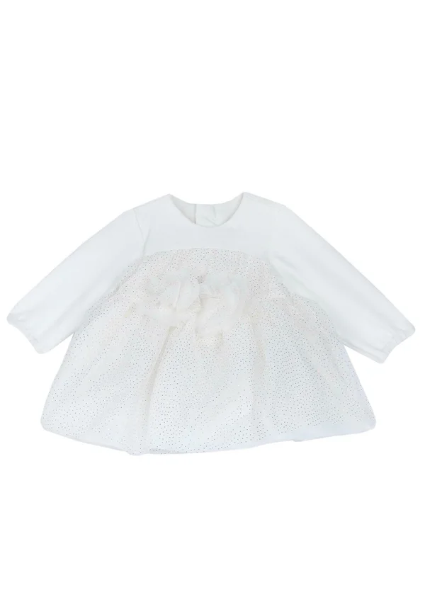 Jerseykleid - white