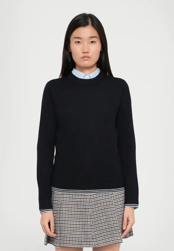 JERVIS - Strickpullover - nacht blau