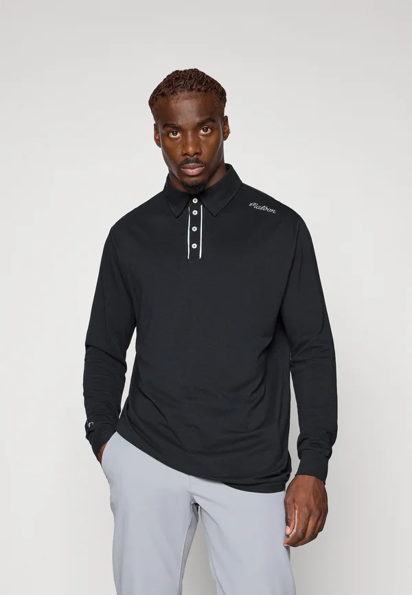 JESPER PARNEVIK - Poloshirt - black