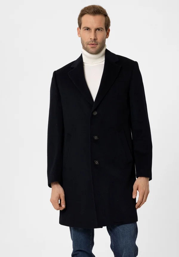 JESUS - Klassischer Mantel - navy