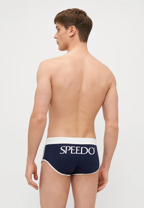 JETSTREAM RETRO LOGO BRIEF - Badehose Slip - dark blue/white